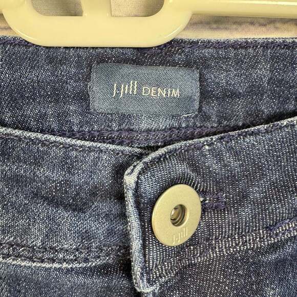 J.Jill Womens Blue Authentic Fit Slim Ankle Jeans Size 10 - Picture 5 of 7